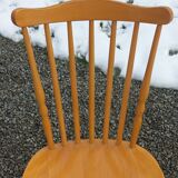 Set of 4 bistro chairs stamped Baumann