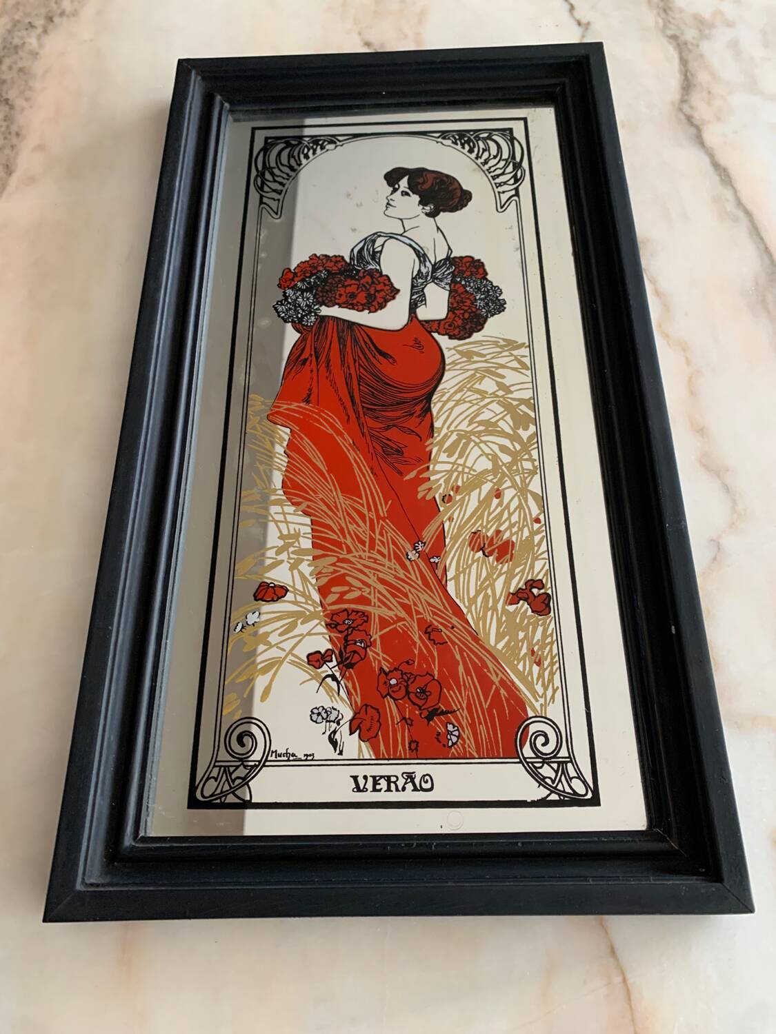 Alphonse Mucha mirrors “The 4 seasons”