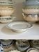 St Amand cake plate in blue ironstone