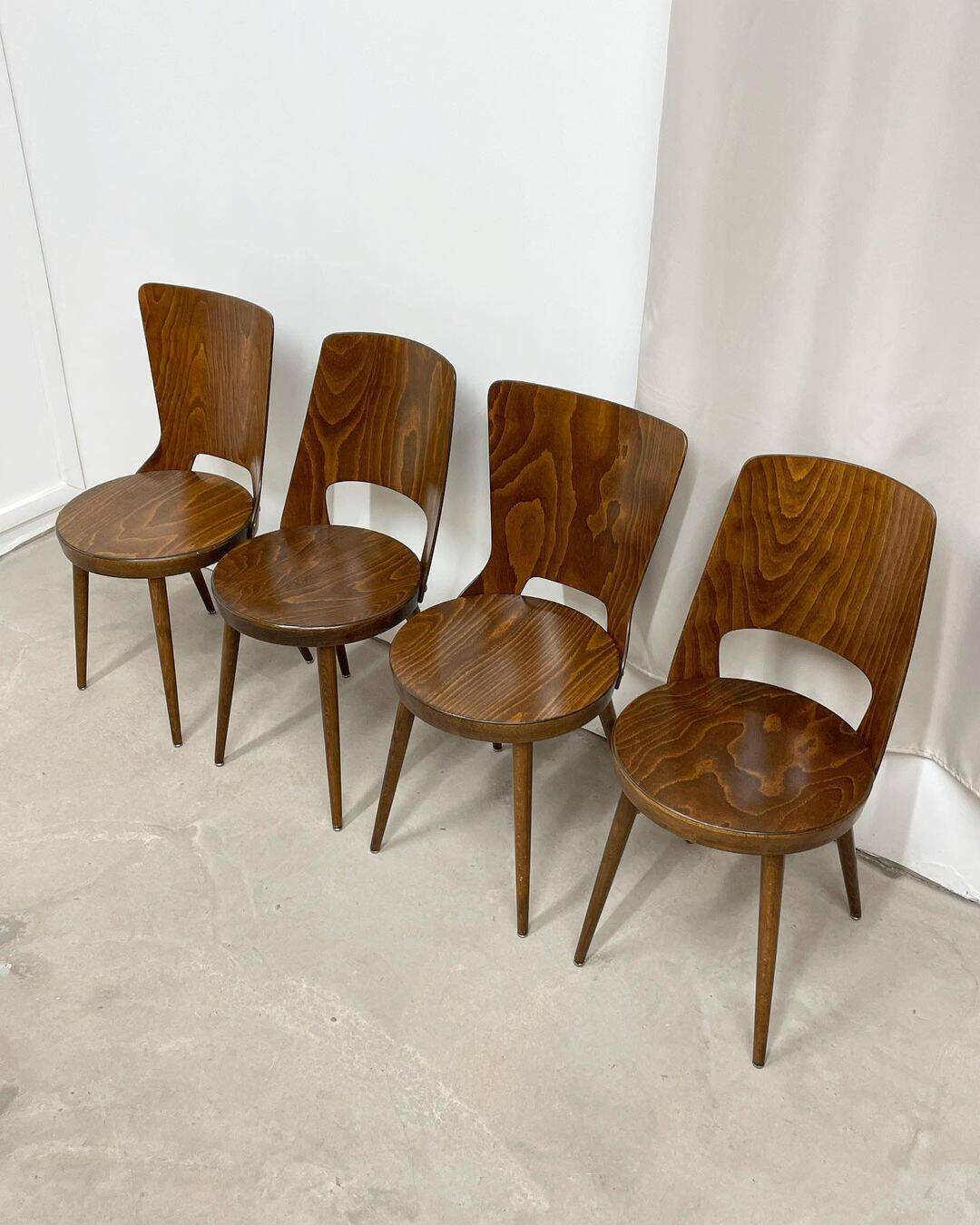 4 Baumann Mondor and Dove chairs