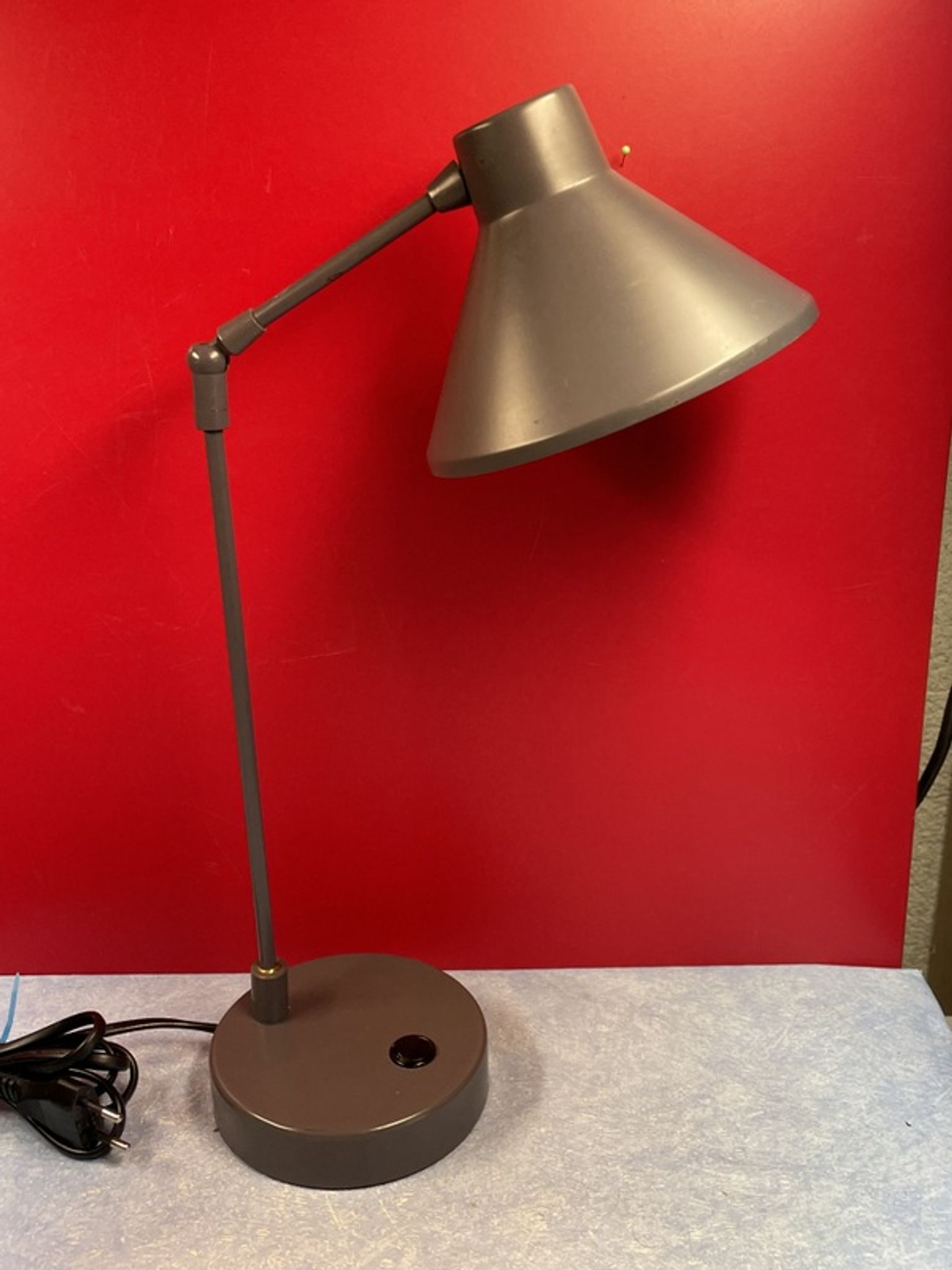 telescopic and articulated desk lamp, design, vintage lot of 3, Massive...