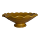 XXXL wavy bowl in glazed terracotta 1950 Provence