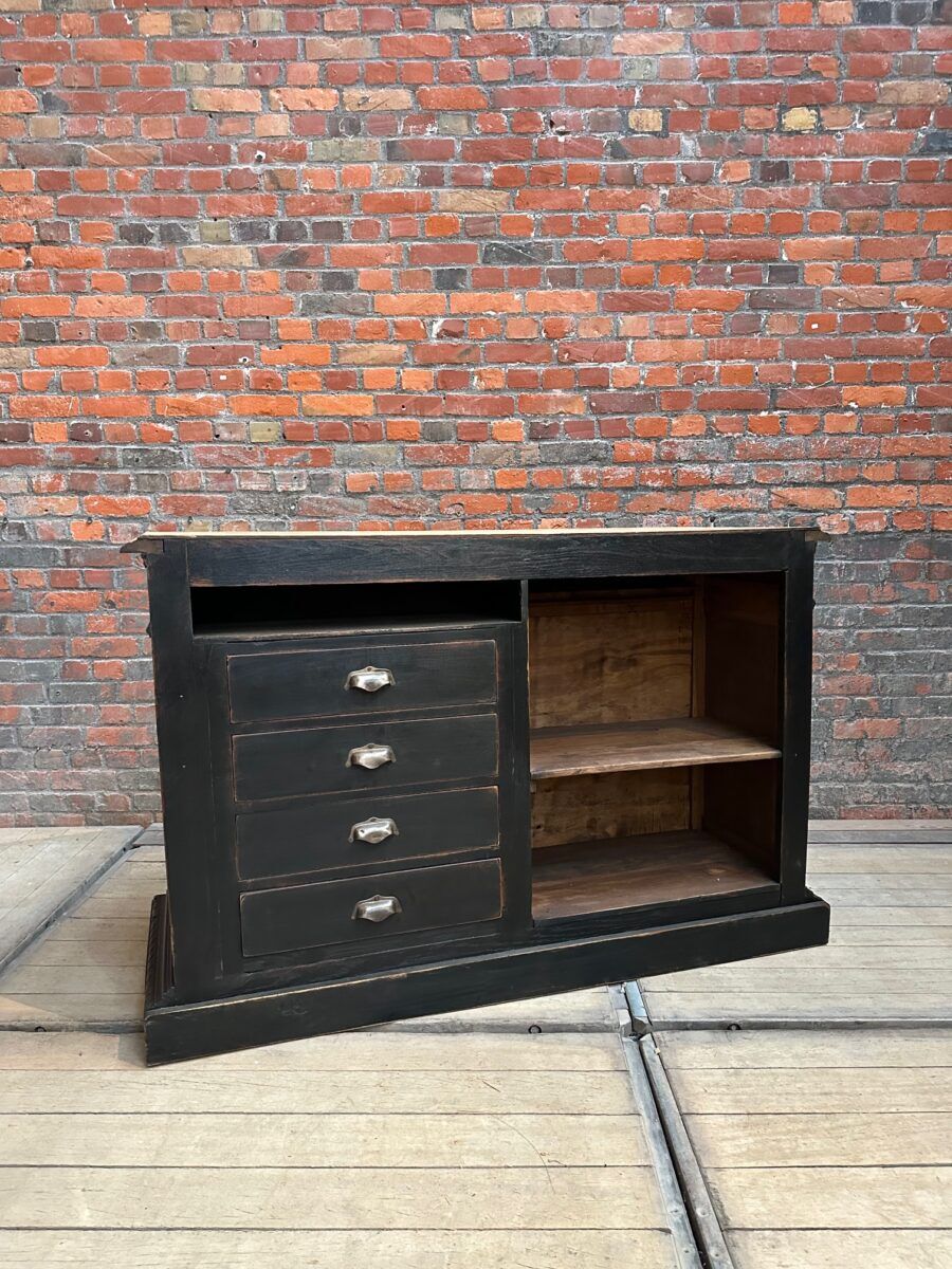 Comptoir en chêne début XXème