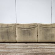 Three-seater Maralunga sofa by Vico Magistretti from the 1970s.
