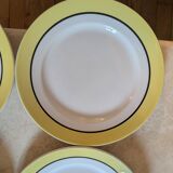 Six vintage dinner plates
