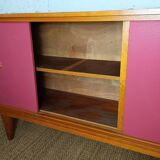 1950s enfilade with three sliding doors