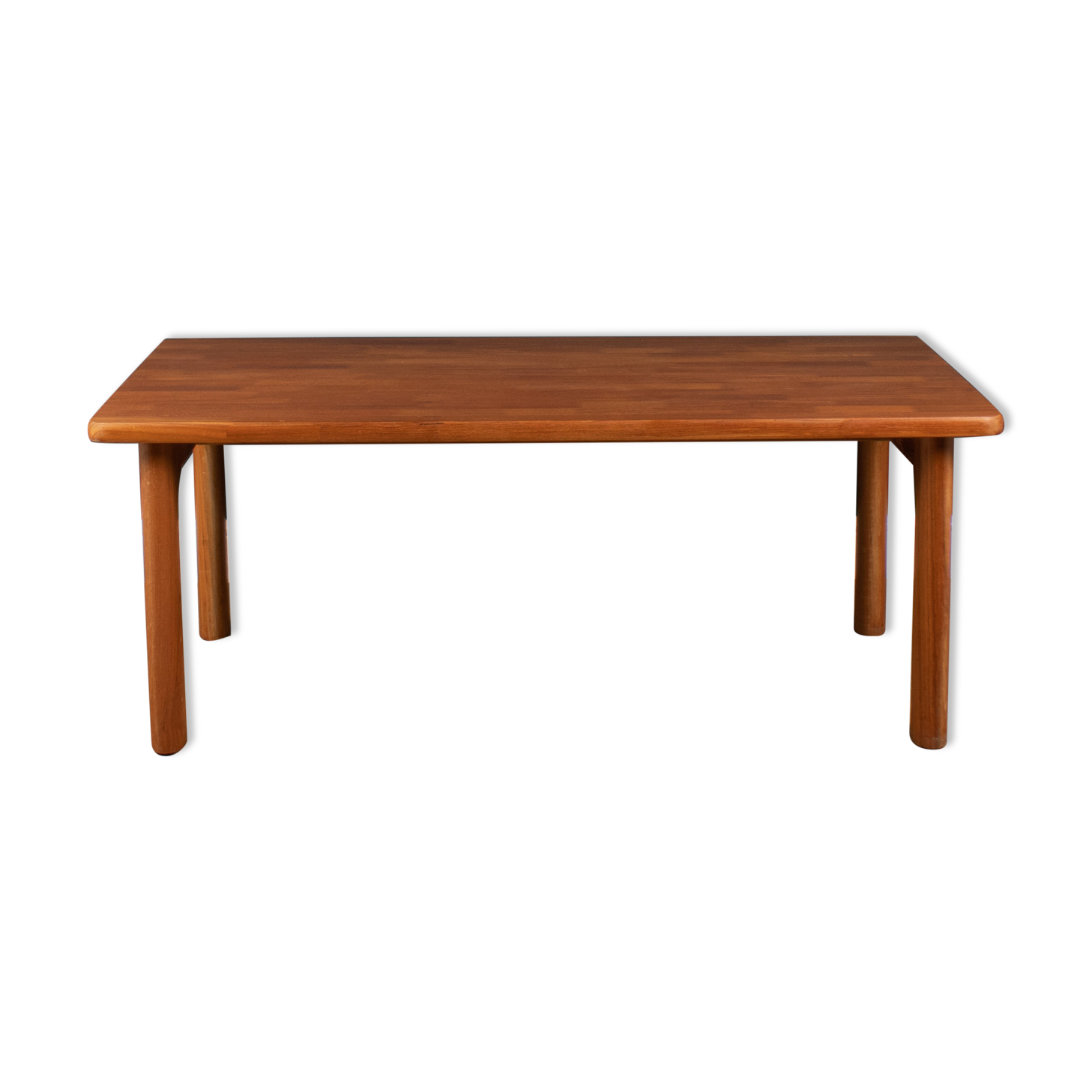 Restored Danish Solid Teak 1960s Retro Coffee Table