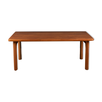 Restored Danish Solid Teak 1960s Retro Coffee Table