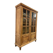 Vintage wooden display cabinet / bookshelf / shelf