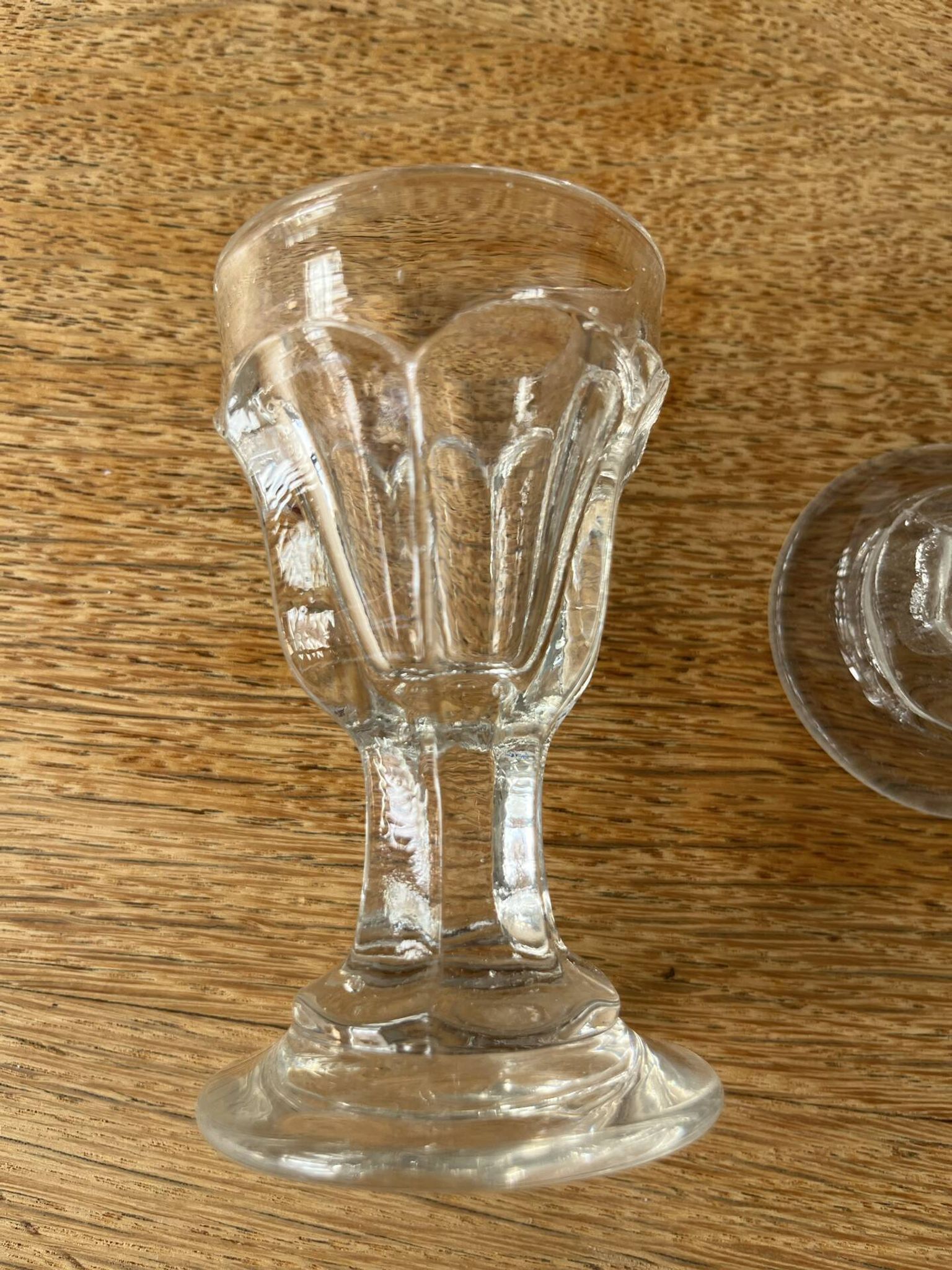 Paire de verres à liqueur dit « trompe couillon », 1900
