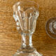 Pair of liqueur glasses 1900 known as "trompe couillon"