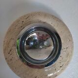 Empty travertine pocket