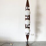 vintage Reggiani 3 opaline floor lamp, 1960