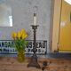 Antique brass lamp base