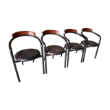 Set of 4 Stif armchairs