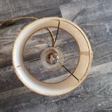 Bedside lamp tripod foot brass pattern child cherub