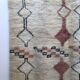 Old Berber carpet Marmoucha with pink and black patterns 2,82x2,11m