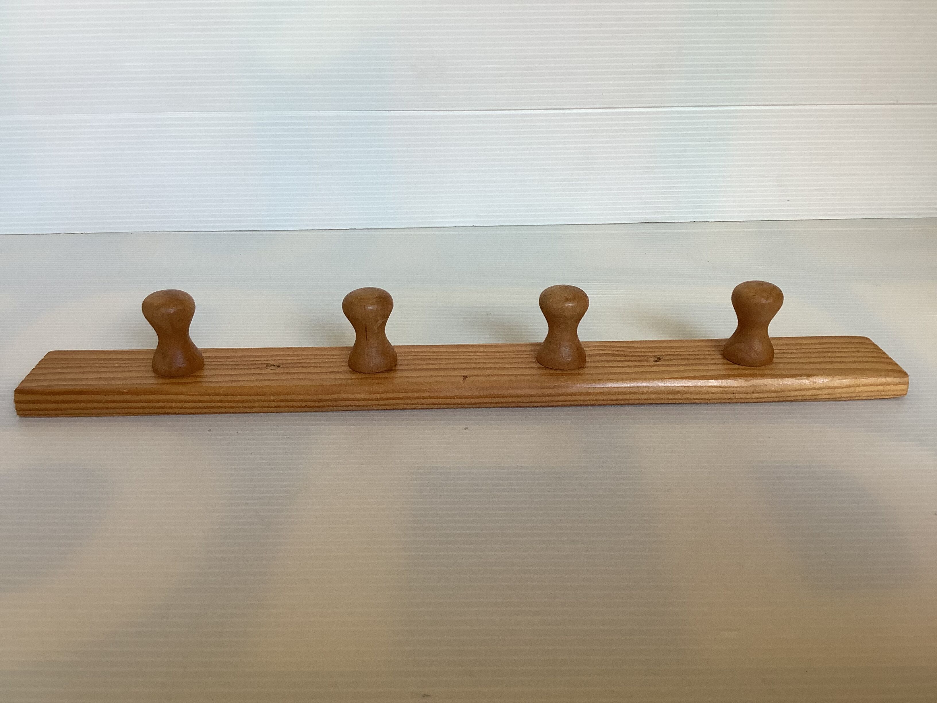 Dish towel rack Scandinavian pine coat rack