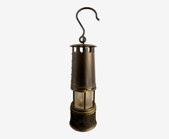 Lampe de mineur en métal