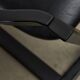 Chaise Ergonomique Pendule en Cuir Noir par Peter Opsvik pour Stokke, 1983