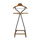 Valét servant muding, 60s, vintage, wood and metal painted black