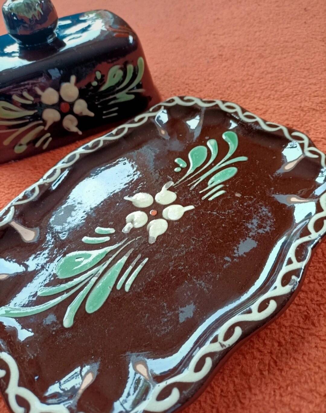 Retro ceramic sugar bowl 💐