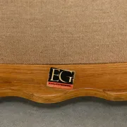 Chaises de salle à manger style Razorblade par Henning Kjærnulf en chêne et cuir, Danemark