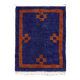 Large orange and blue rug 320/270cm Handmade (ATLAS)