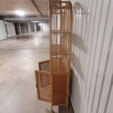 Rattan shelf