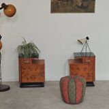 Jindrich Halabala dressing table and bedside tables for Up Zavody 1950