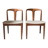 Pair of Juliane chairs by Johannes Andersen for Vamo Sønderborg