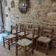 Chaises brutaliste