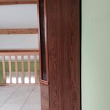 Storage unit with glass cabinet in the upper part by Van Pelt