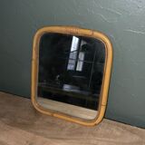 Bamboo-style mirror, 35x30cm