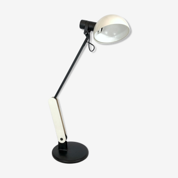 Articulated white table lamp from 70s Harvey Guzzini