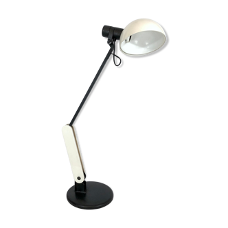 Articulated white table lamp from 70s Harvey Guzzini