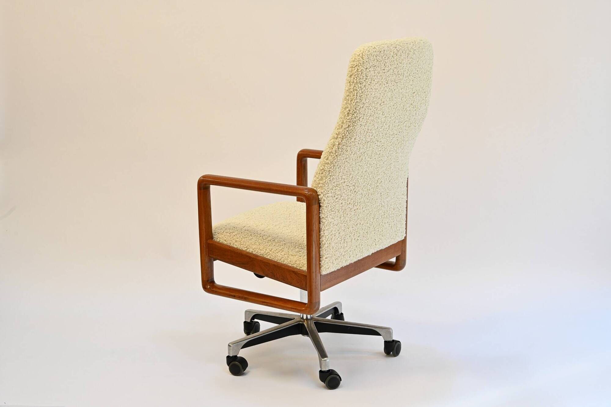 Teak office chair