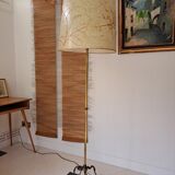 Brass floor lamp