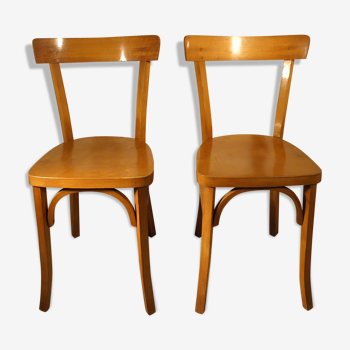 Paire de chaises bistrot 1960