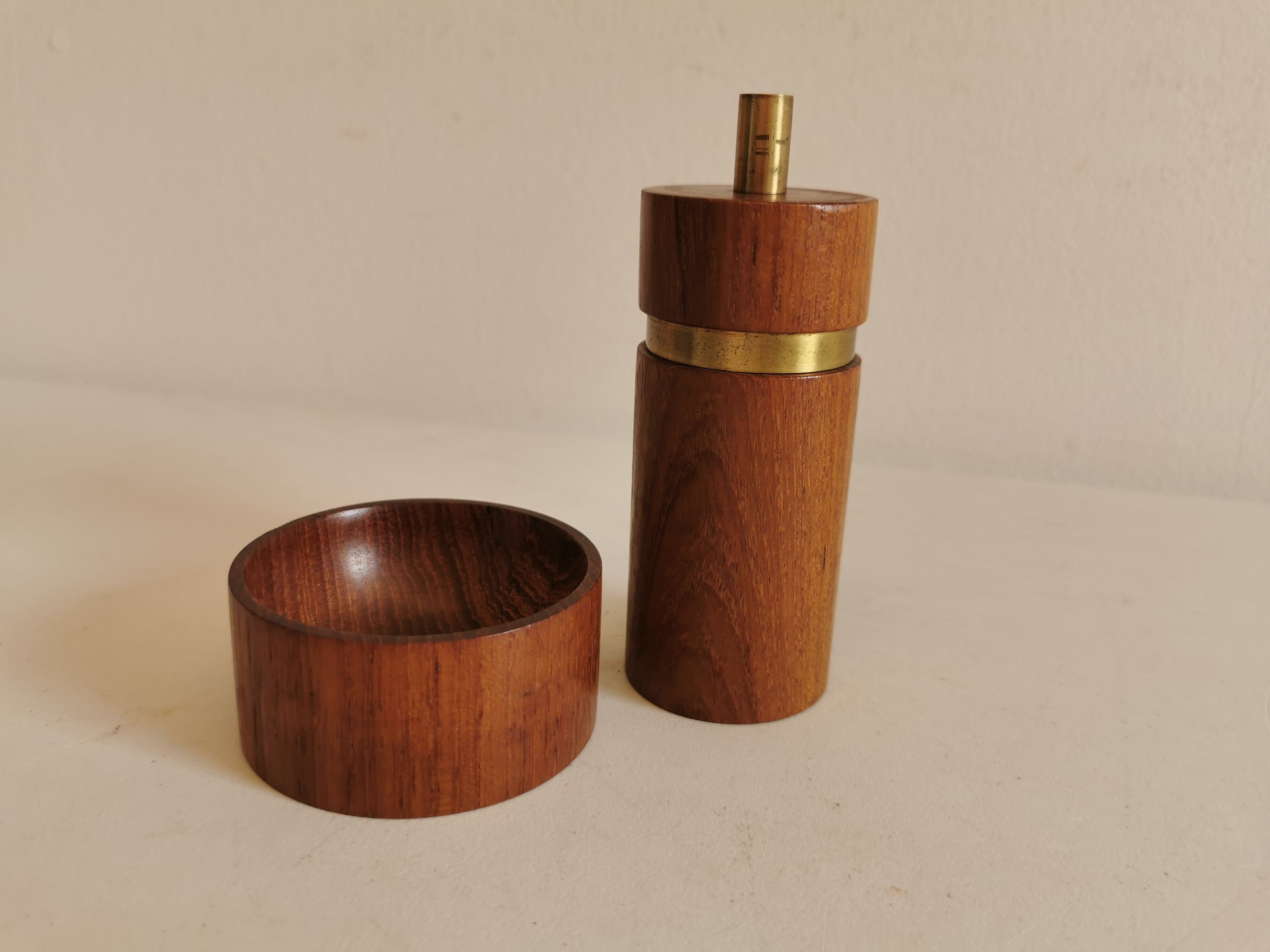 Salt and pepper set, Danish design by Sven Petersen (SAAP) from the 1950s.