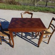 Table portefeuille en chêne
