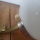 Vintage double opaline wall lamp