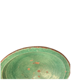 Dish hollow afghan regional enamelled