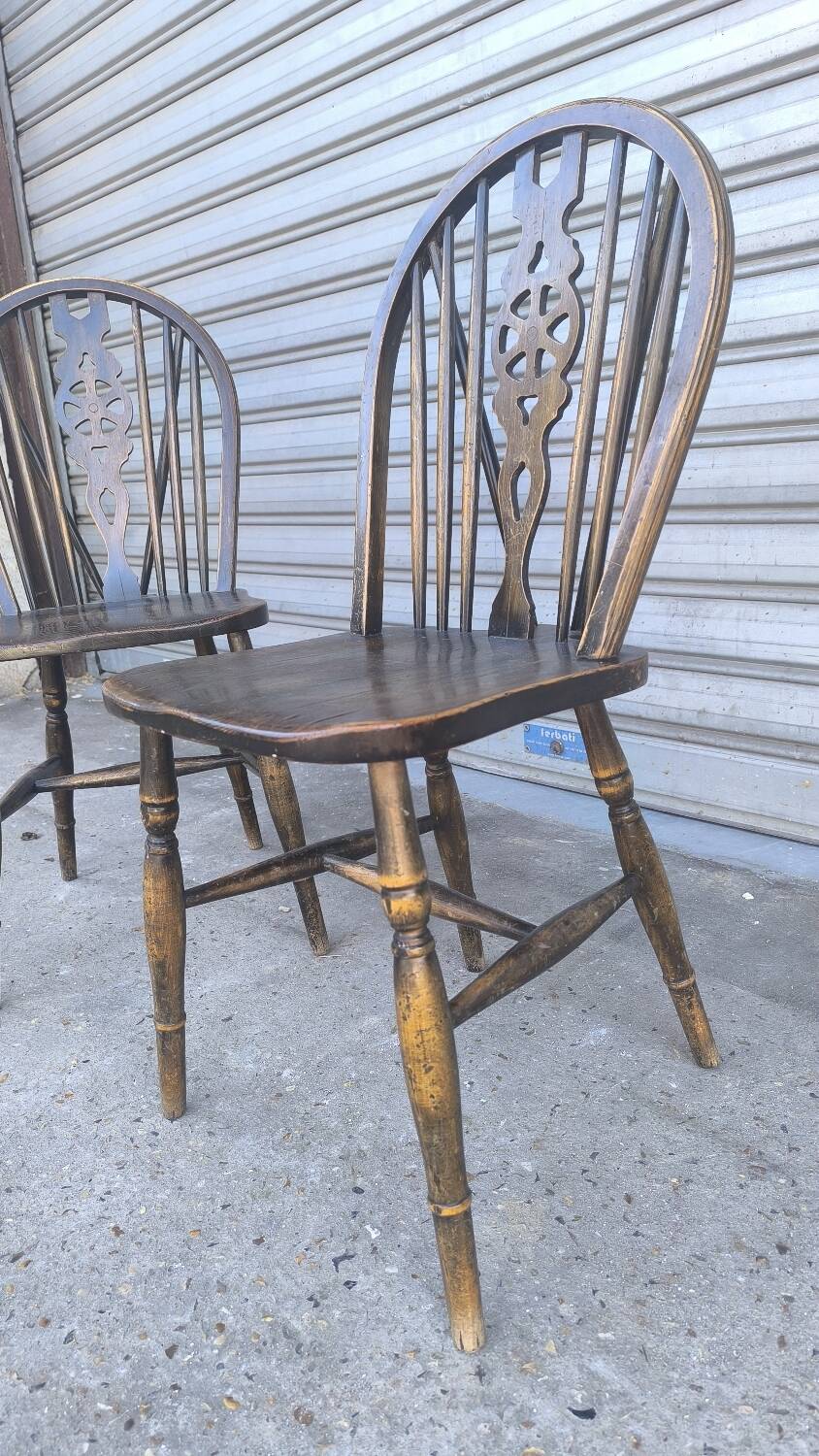 Pair of Ercol Windsor chairs 1890