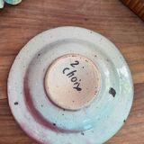 Enamelled ceramic pocket tray