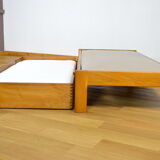 Pierre Chapo bed in elm 1970-1980