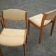 Série de 4 chaises Vintage
