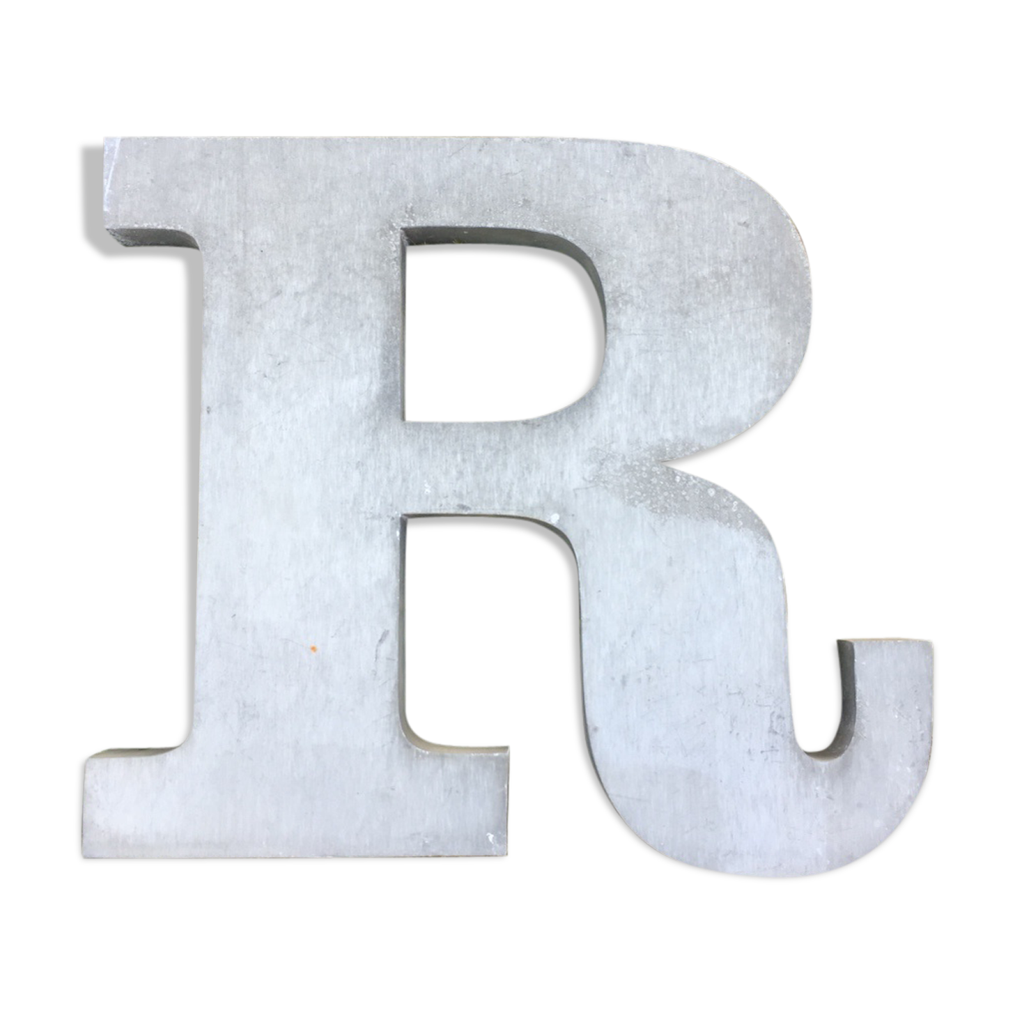 Large size zinc sign R letter