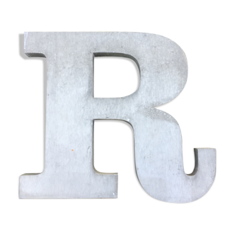 Large size zinc sign R letter