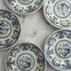 Set of five Lunéville KG Delet dessert plates.
